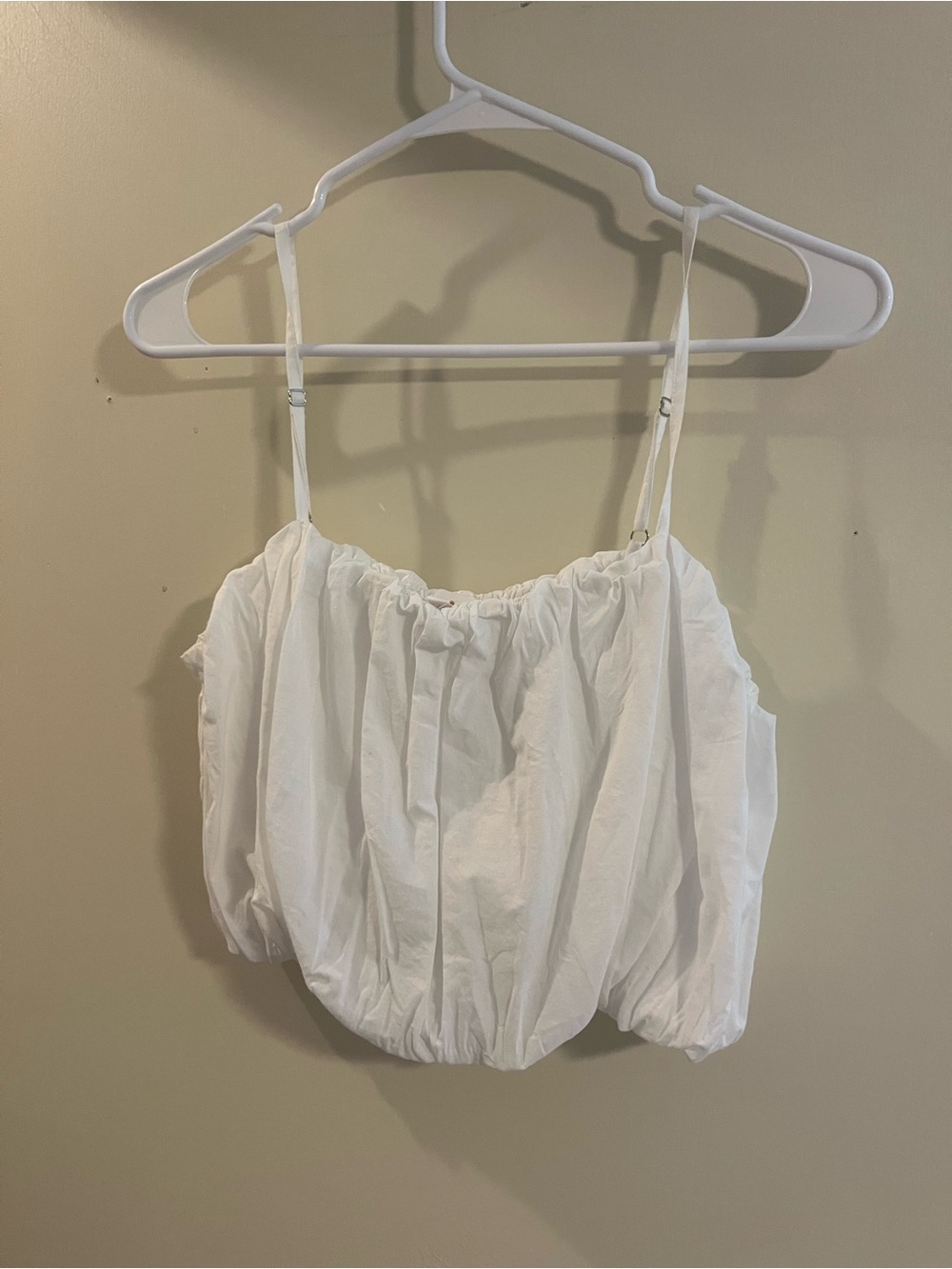 Dillards bubble crop top